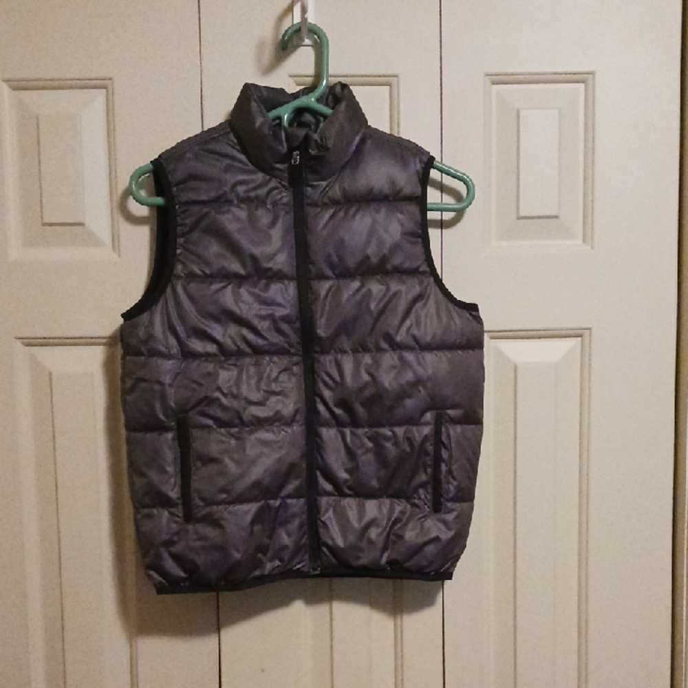 Old Navy Charcoal Quilted Vest